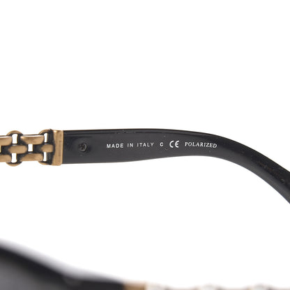Chanel Cat Eye Chain Polarized Sunglasses 5326 Black 6 of 20