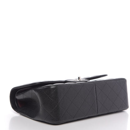 Chanel Caviar Quilted Jumbo Double Flap Black 5 of 12