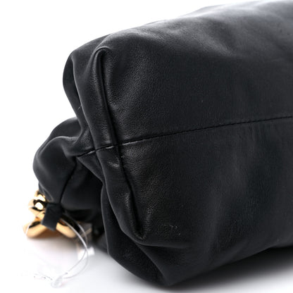 Bottega Veneta Calfskin The Pouch Chain Black 8 of 13