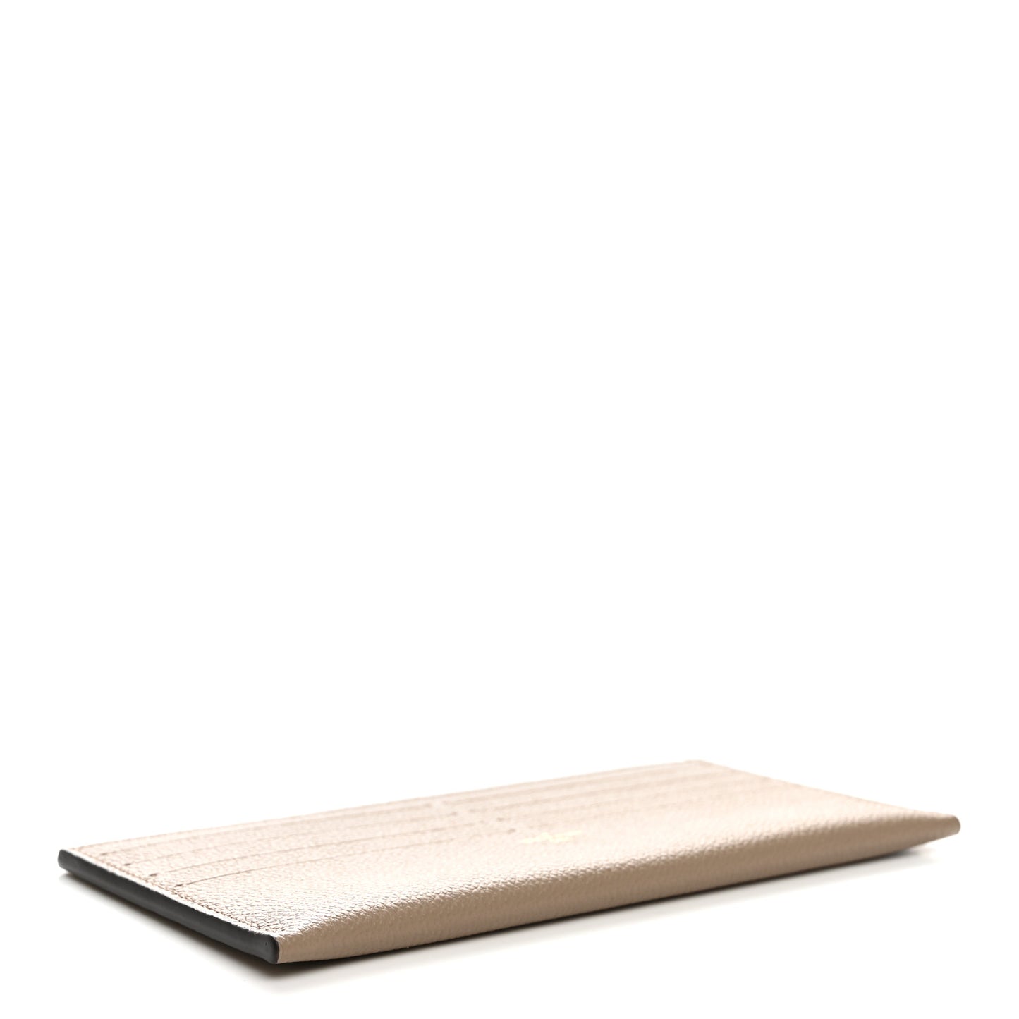 Calfskin Felicie Chain Wallet Card Holder Insert Tourterelle