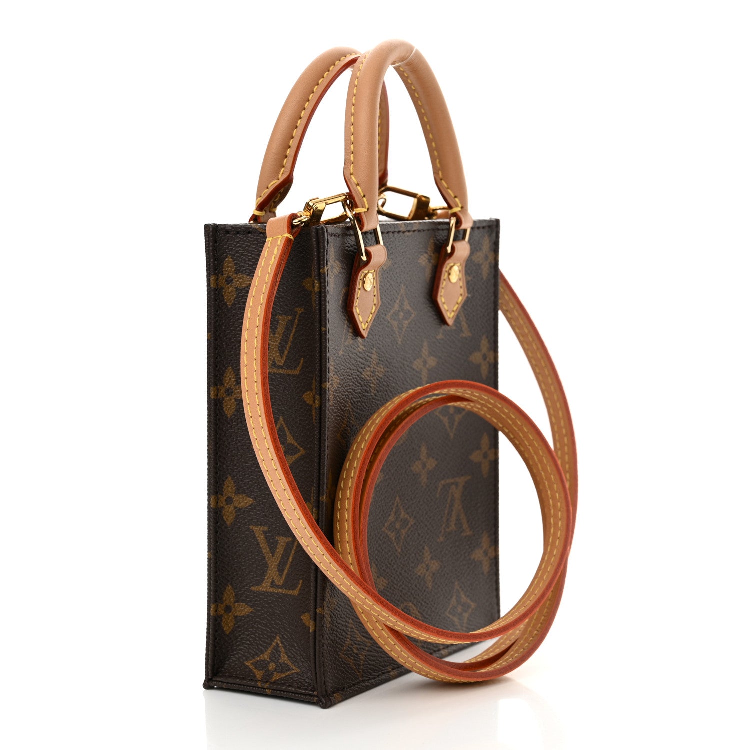 Louis Vuitton Monogram Petit Sac Plat 3 of 9