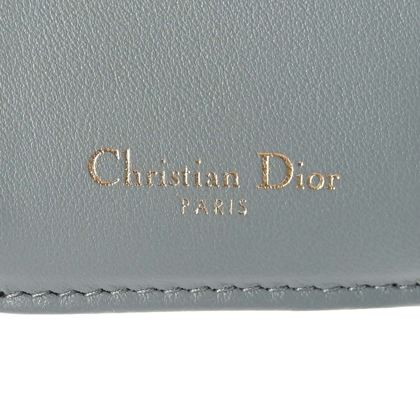 Oblique Saddle Lotus Wallet Grey