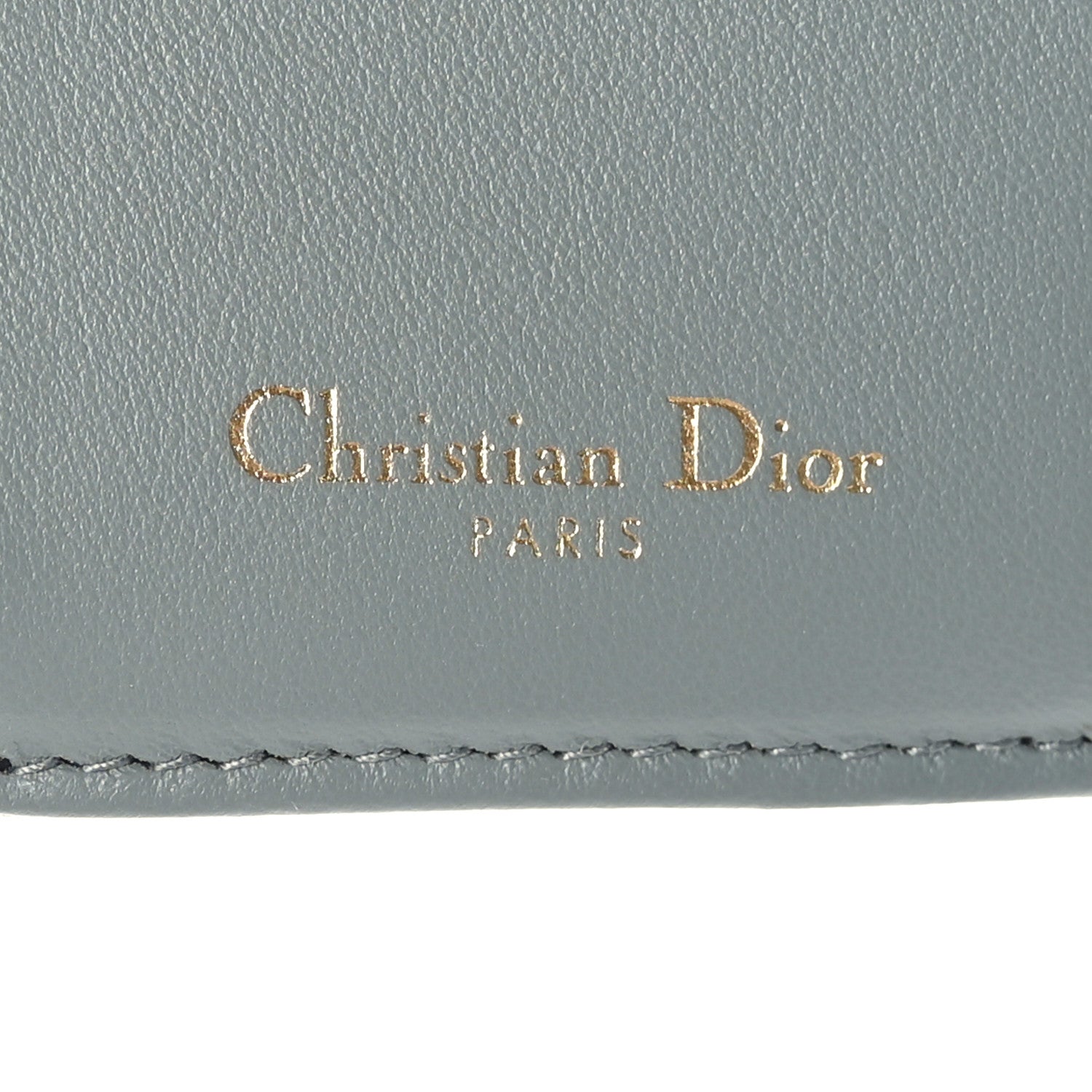Christian Dior Oblique Saddle Lotus Wallet Grey 6 of 7