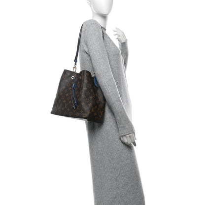 Louis Vuitton Monogram Neonoe MM Blue Jean 2 of 10