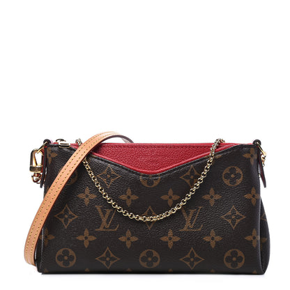 Louis Vuitton Monogram Pallas Clutch Cherry 1 of 7