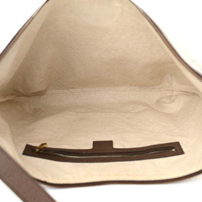 Gucci GG Supreme Monogram Web Ophidia Half Moon Hobo Brown 5 of 14