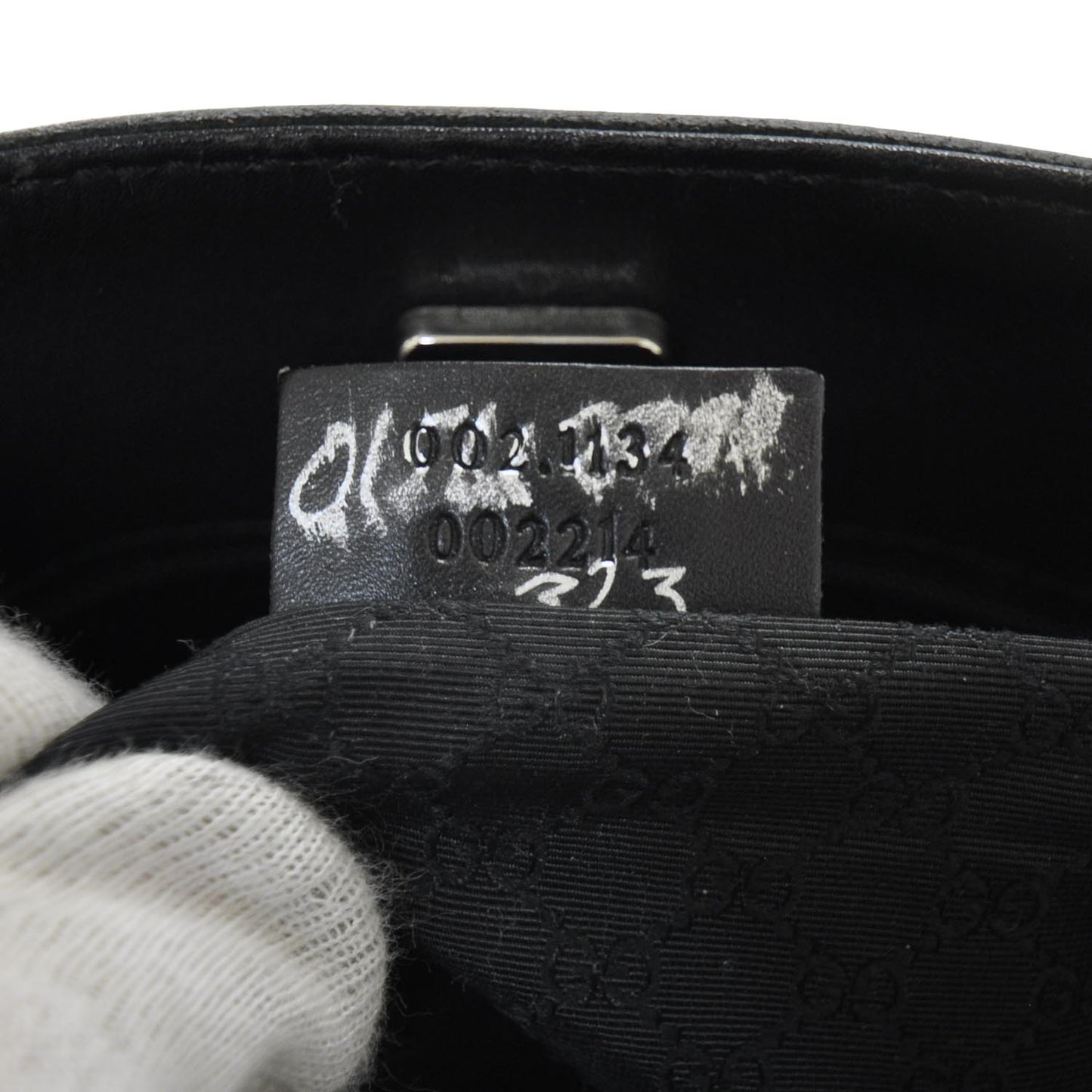 Smooth Leather Web Handles Tote Black