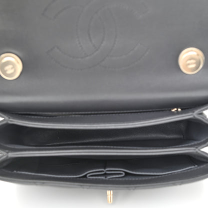 Chanel Lambskin Quilted Small Trendy CC Dual Handle Flap Bag Dark Grey 5 of 11