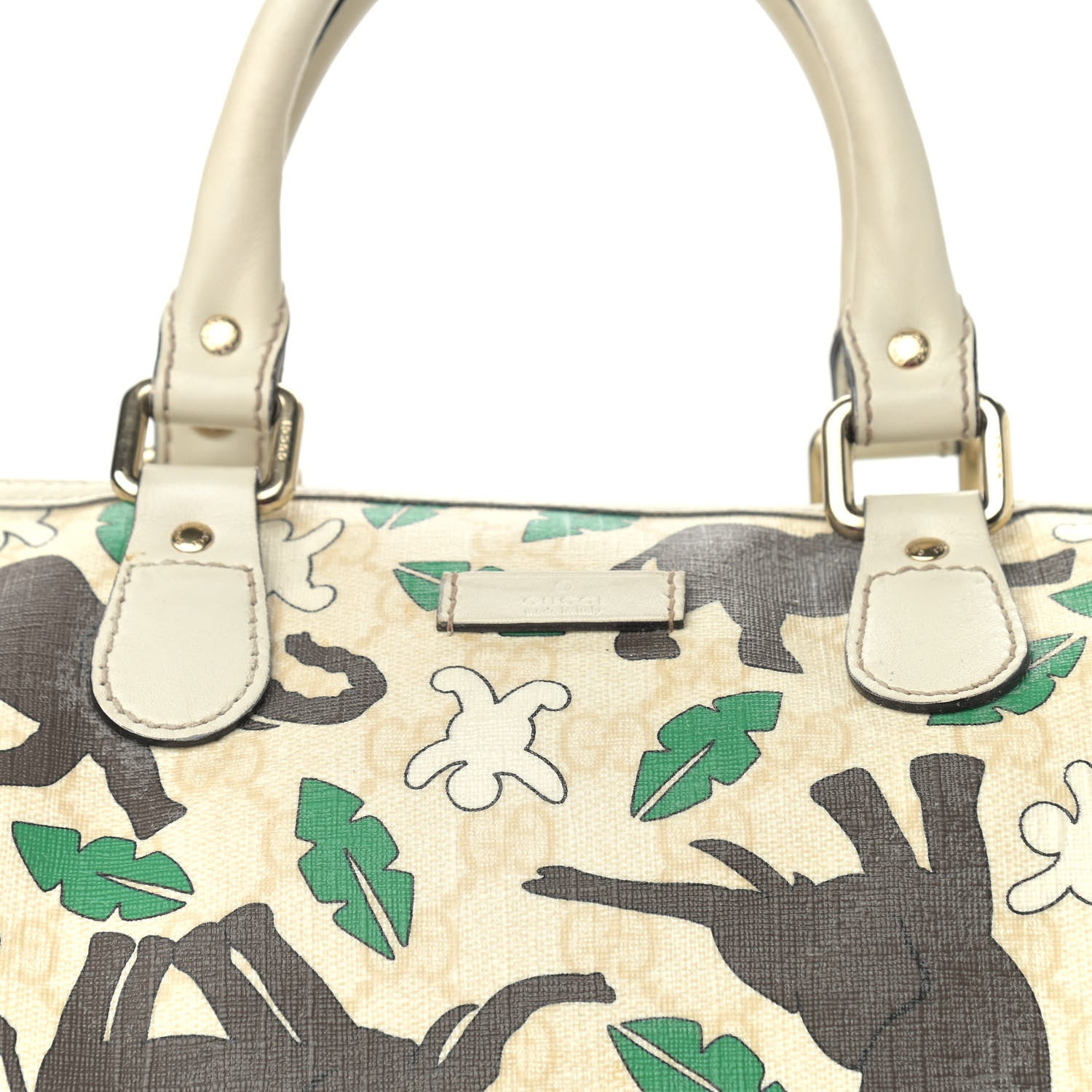 Gucci Monogram Medium Joy Boston Unicef Elephant Snowman 7 of 9