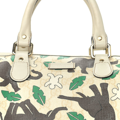 Gucci Monogram Medium Joy Boston Unicef Elephant Snowman 7 of 9