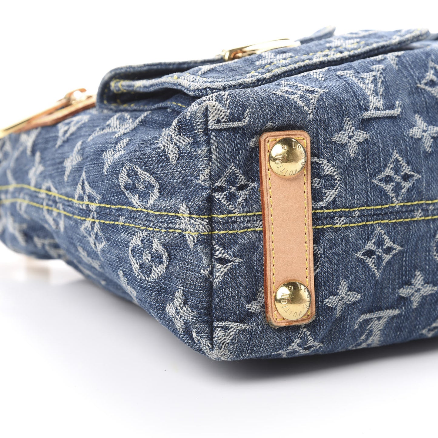 Monogram Denim Baggy PM Blue