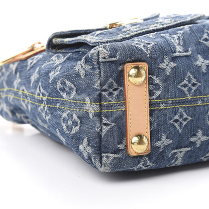 Louis Vuitton Monogram Denim Baggy PM Blue 8 of 12