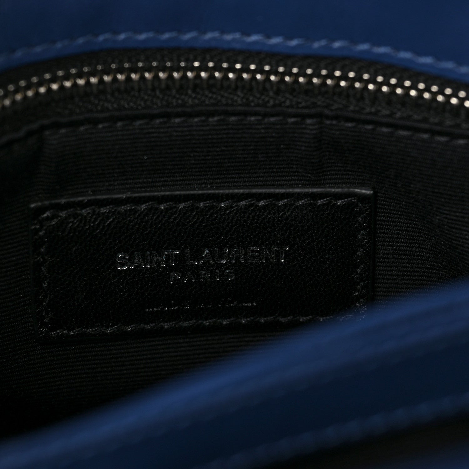 Saint Laurent Calfskin Y Quilted Monogram Toy Loulou Crossbody Bag New Cobalt 5 of 5