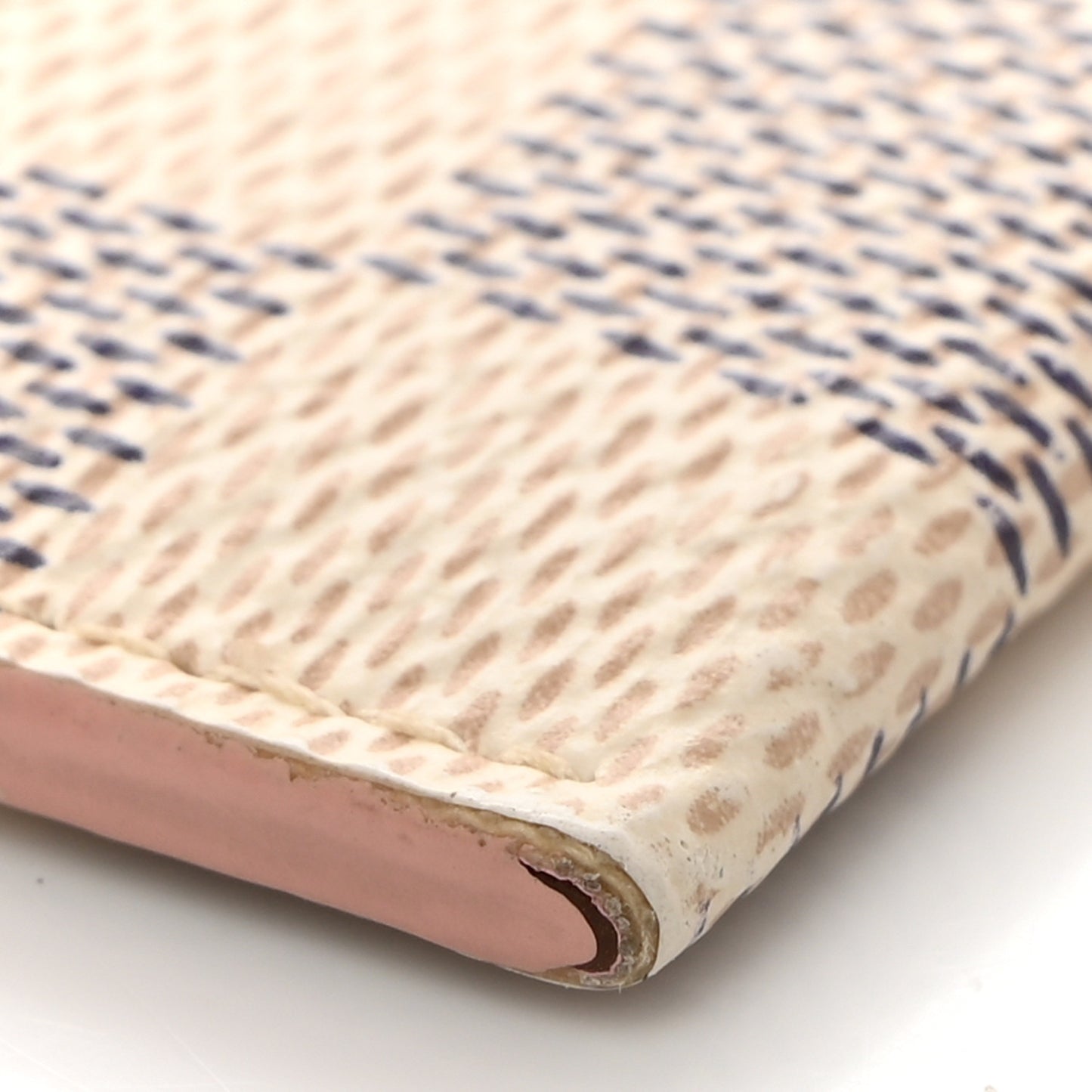 Damier Azur Daily Card Holder Rose Ballerine