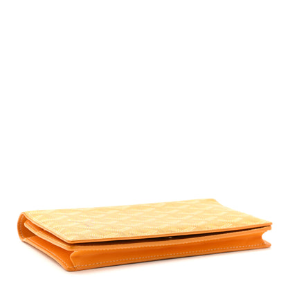 Goyard Goyardine Richelieu Wallet Yellow 4 of 13