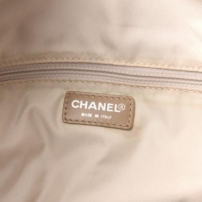 Chanel Nylon Travel Duffle Beige 5 of 11