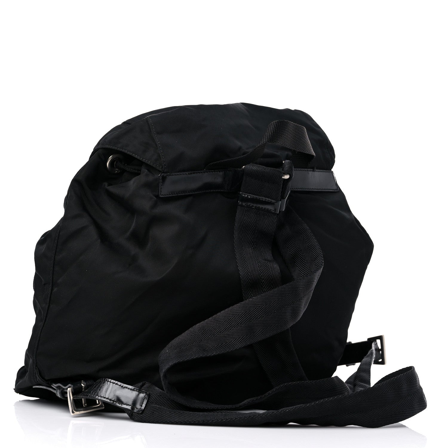 Prada Nylon Vela Medium Backpack Black 3 of 14