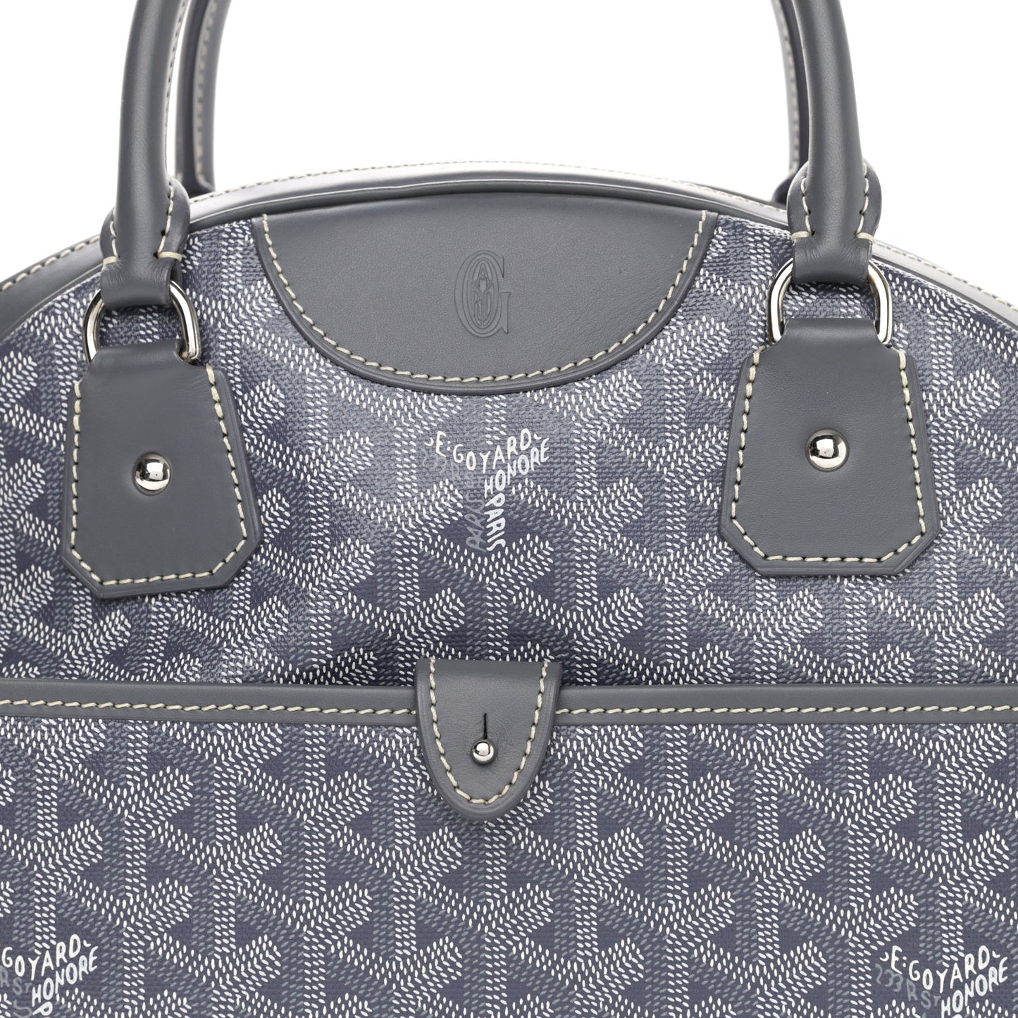 Goyardine Saint Jeanne MM Bowler Grey