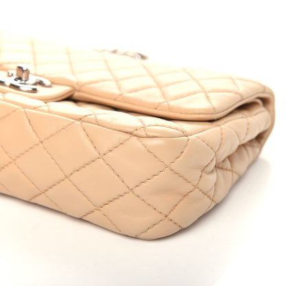 Chanel Lambskin Quilted Medium Double Flap Beige 9 of 9