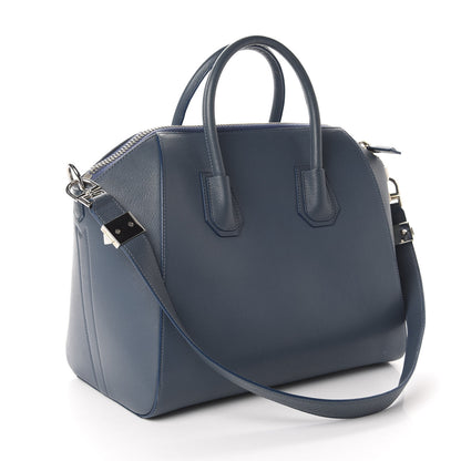 Givenchy Sugar Goatskin Medium Antigona Mineral Blue 3 of 10