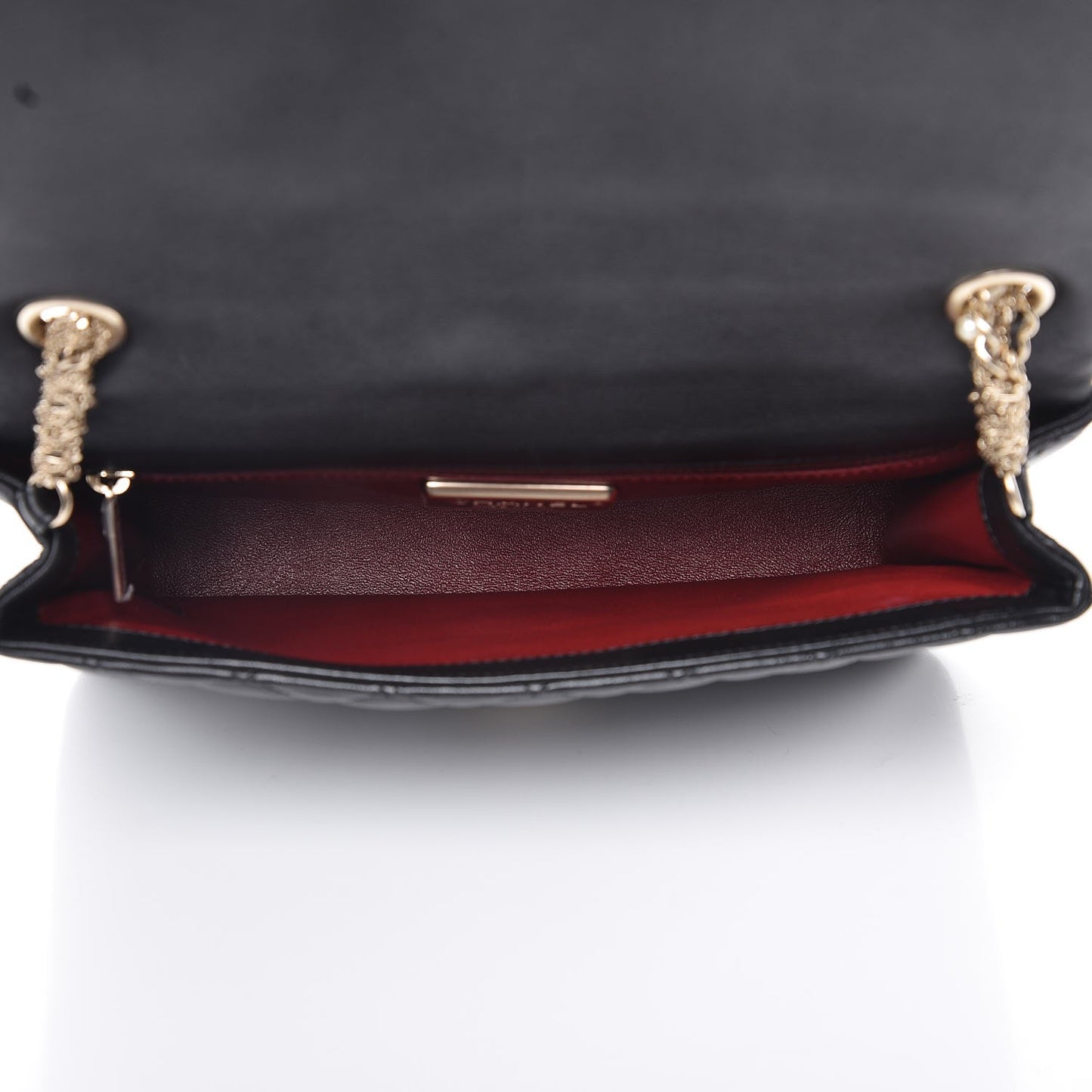 Lambskin Quilted Medium Westminster Pearl Flap Black