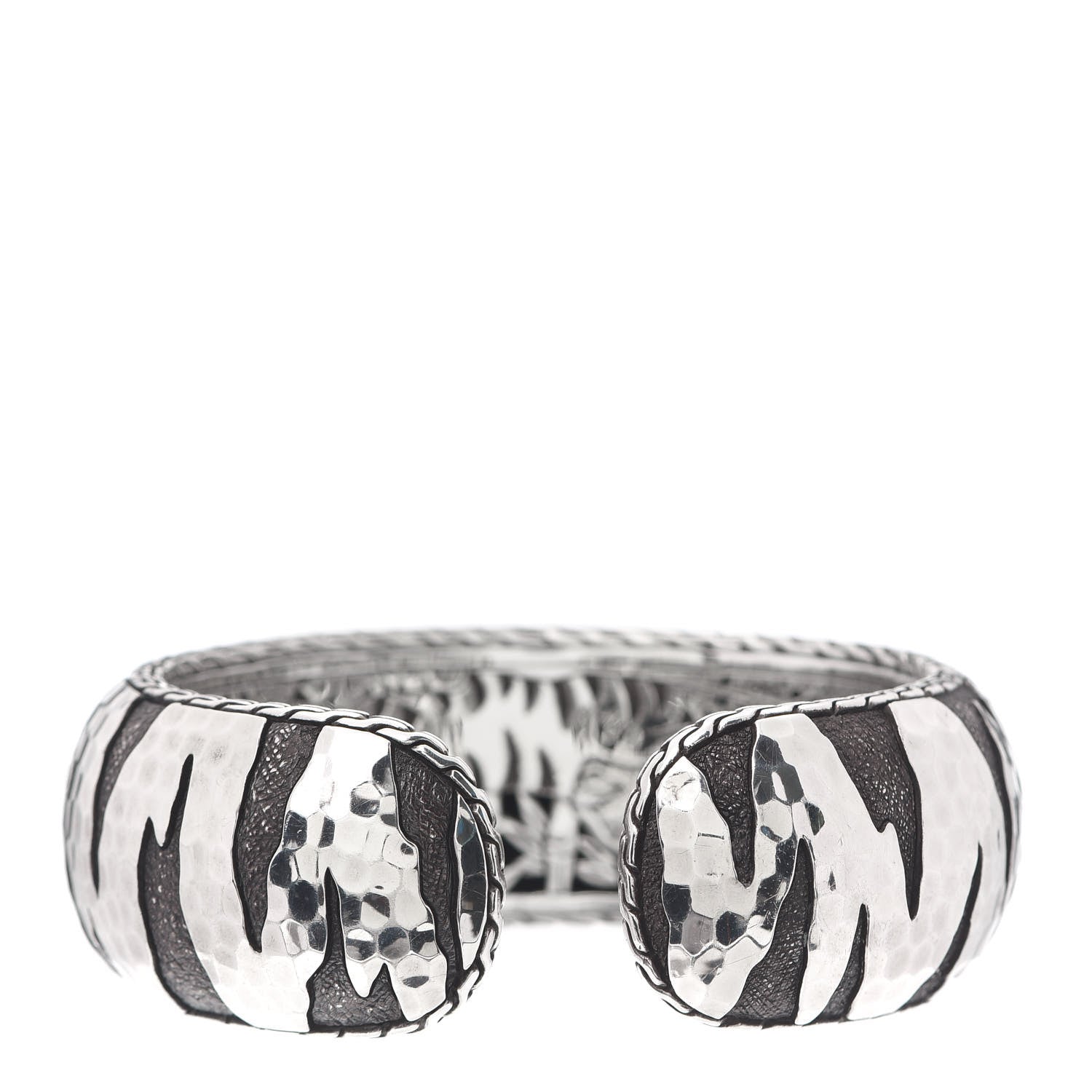 John Hardy Sterling Silver Palu Macan Tiger Stripe Cuff Bracelet 3 of 5