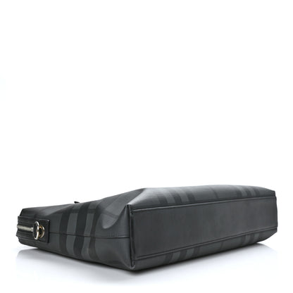 Burberry London Check Large Briefcase Black 4 of 9
