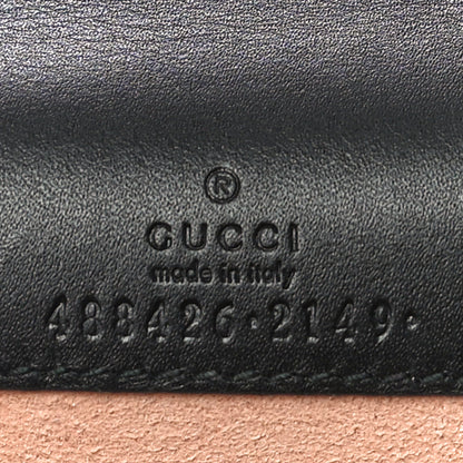 Gucci Calfskin Matelasse Mini Animal Studs GG Marmont Bag Black 6 of 12
