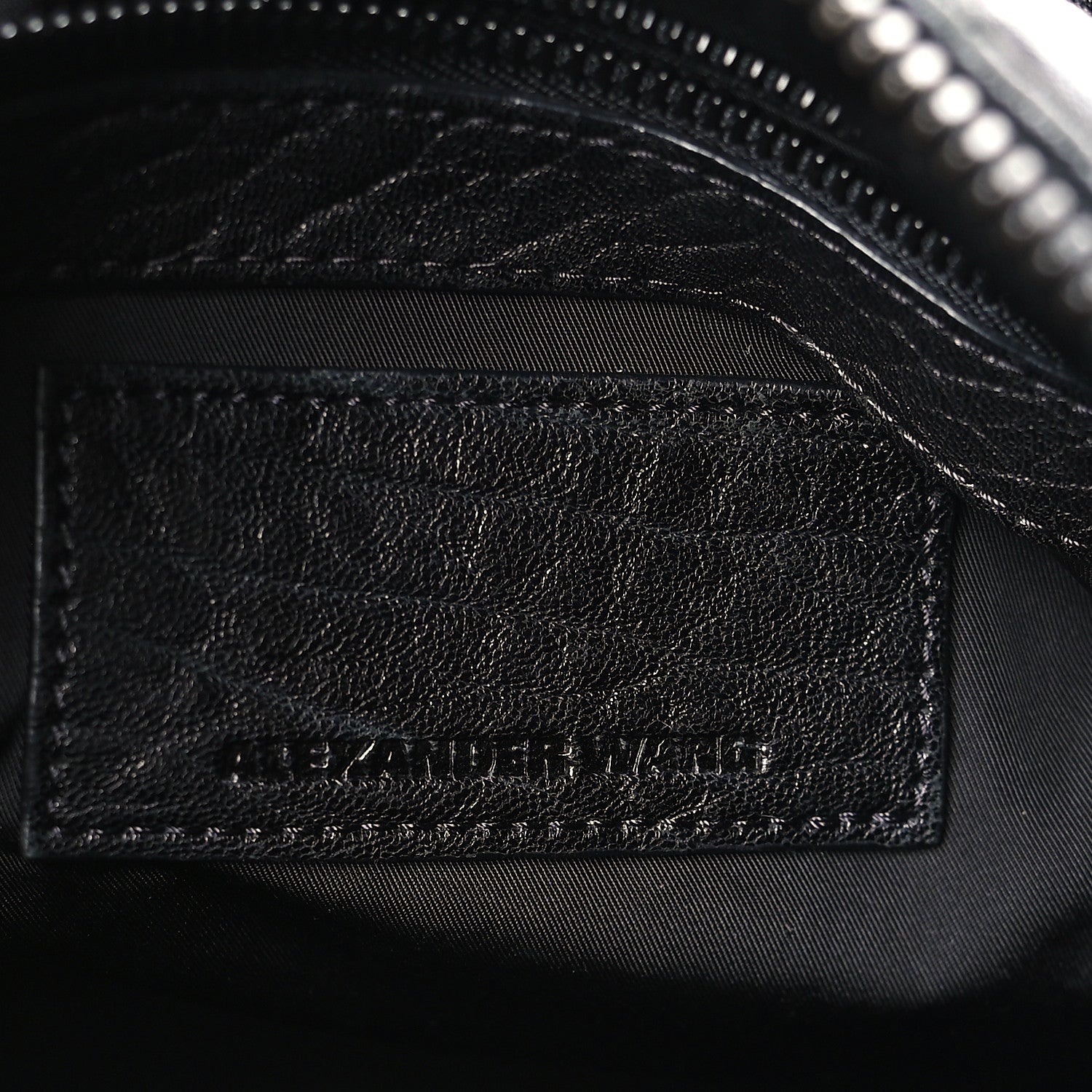 Alexander Wang Pebbled Lambskin Rockie Black Matte Black Hardware 6 of 9