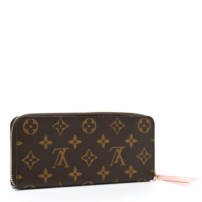 Louis Vuitton Monogram Clemence Wallet Rose Ballerine 3 of 7