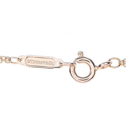 Tiffany 18K Rose Gold Infinity Double Chain Pendant Necklace 5 of 7