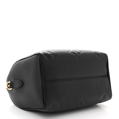 Louis Vuitton Empreinte Monogram Giant Speedy Bandouliere 25 Black 4 of 11