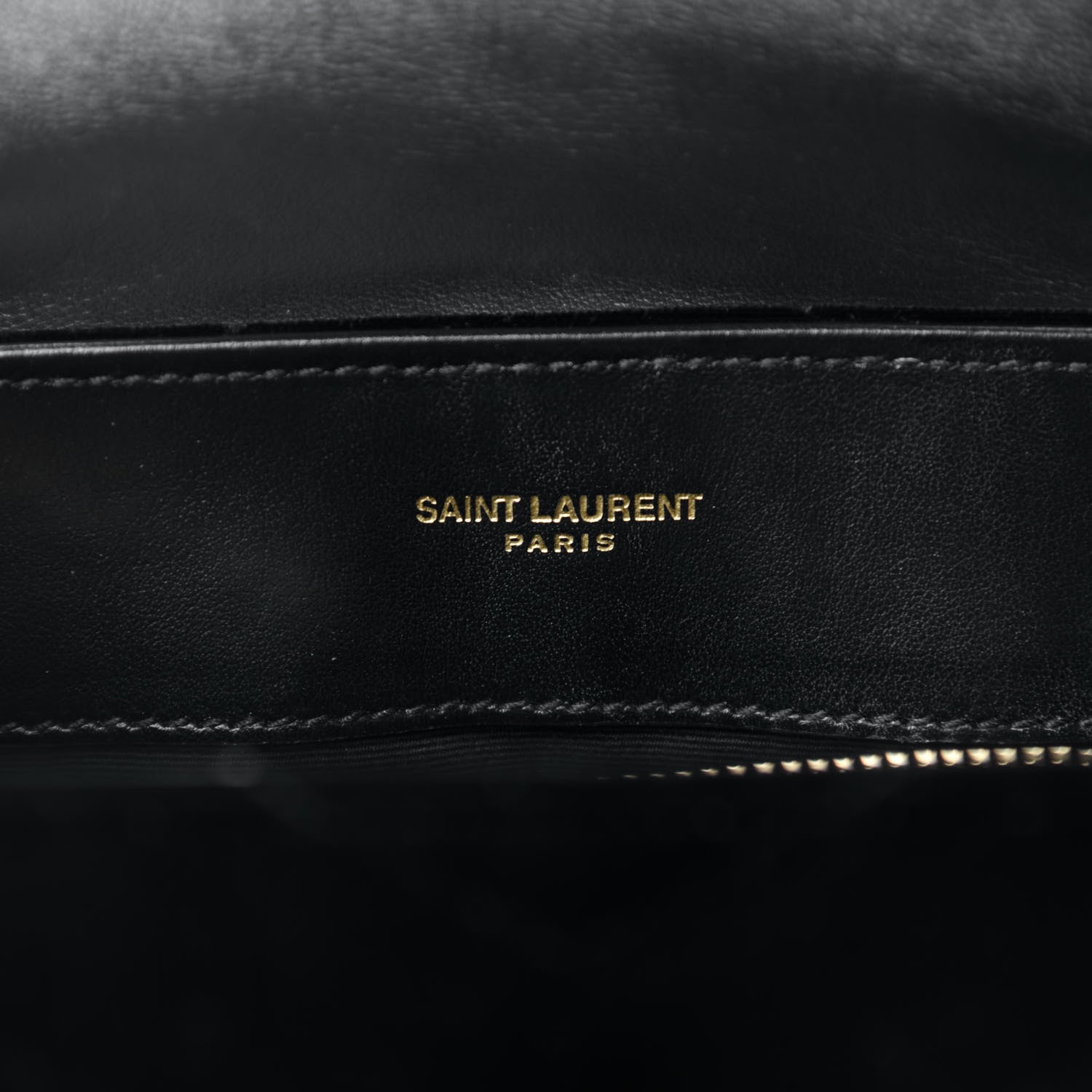 Saint Laurent Velvet Y Quilted Monogram Small Loulou Chain Satchel Black 9 of 11