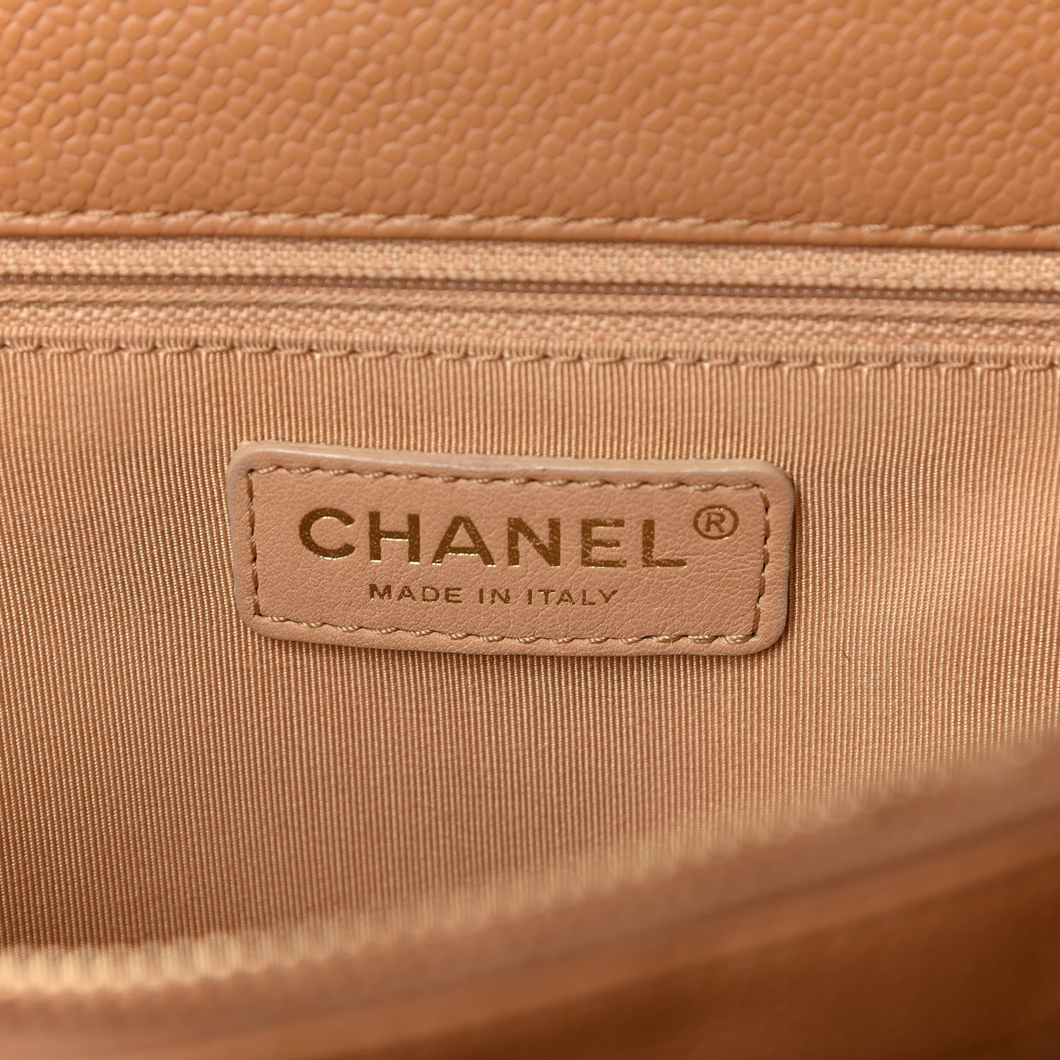 Chanel Caviar Quilted Grand Shopping Tote GST Beige 7 of 20