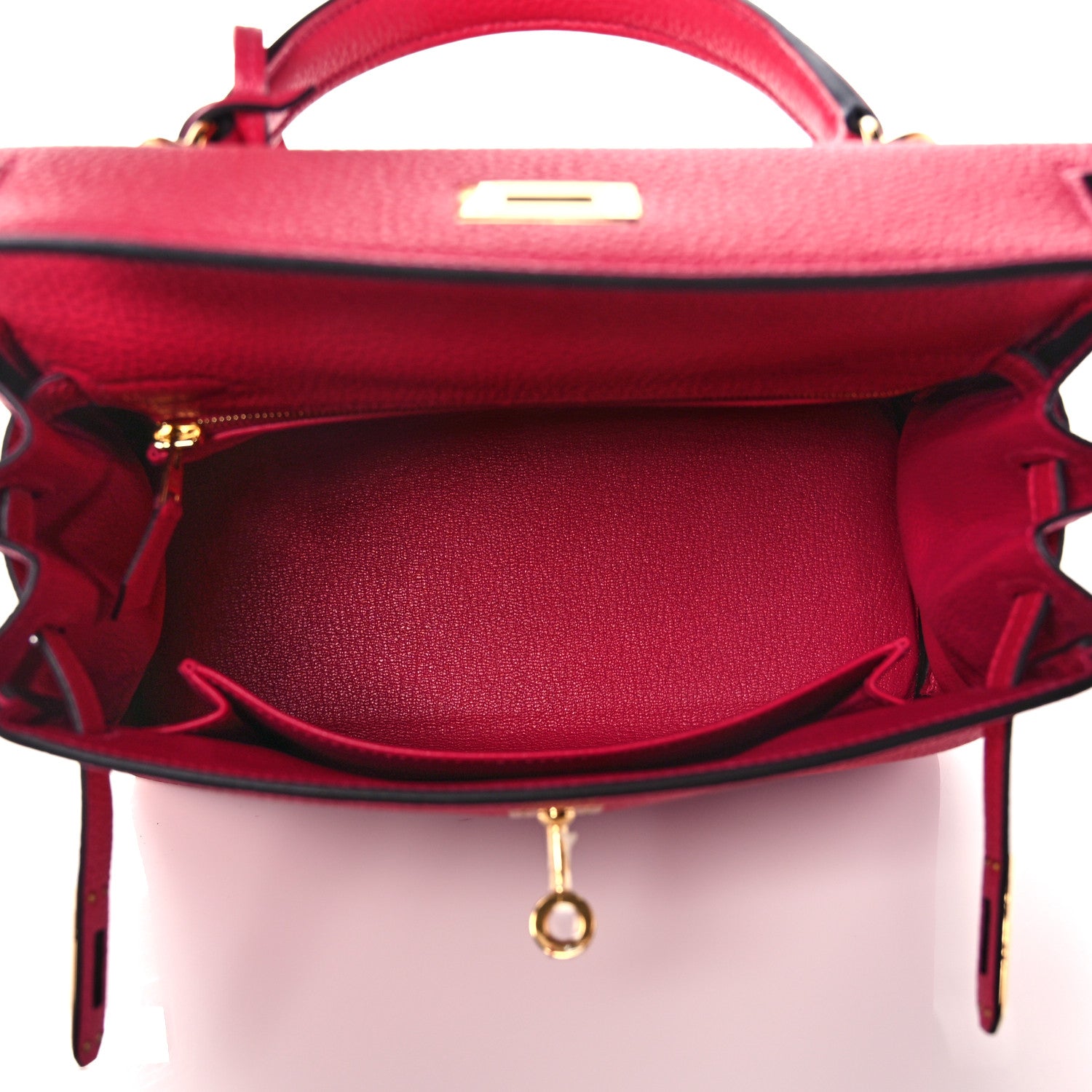 Hermes Togo Kelly Retourne 25 Framboise 4 of 8
