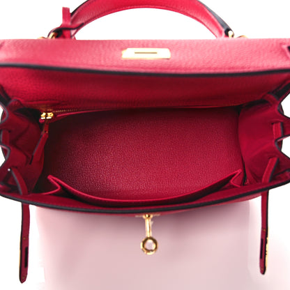 Hermes Togo Kelly Retourne 25 Framboise 4 of 8