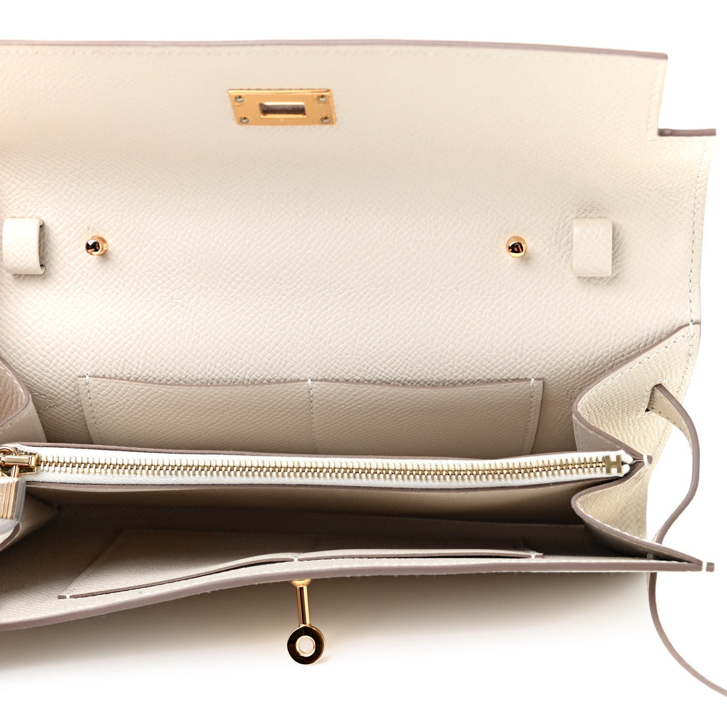 Epsom Kelly Wallet To Go Craie