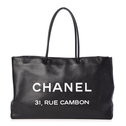 Chanel Calfskin Large Essential 31 Rue Cambon Tote Black 1 of 11
