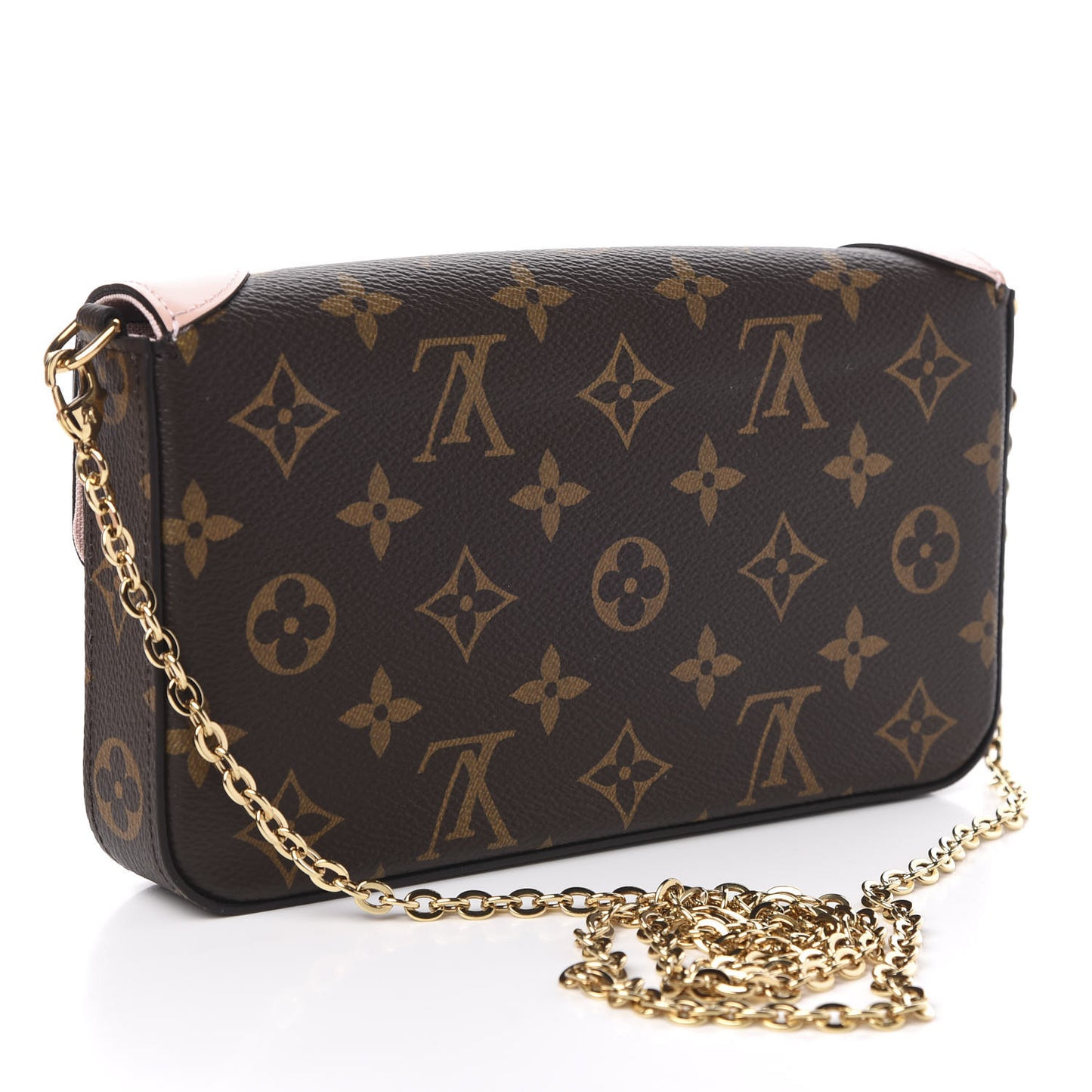Monogram Valentine Dog Pochette Felicie Chain Wallet