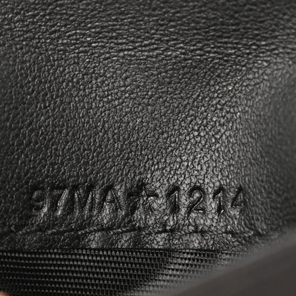 Christian Dior Supple Calfskin Cannage Caro Dandelion Card Holder Black 7 of 9
