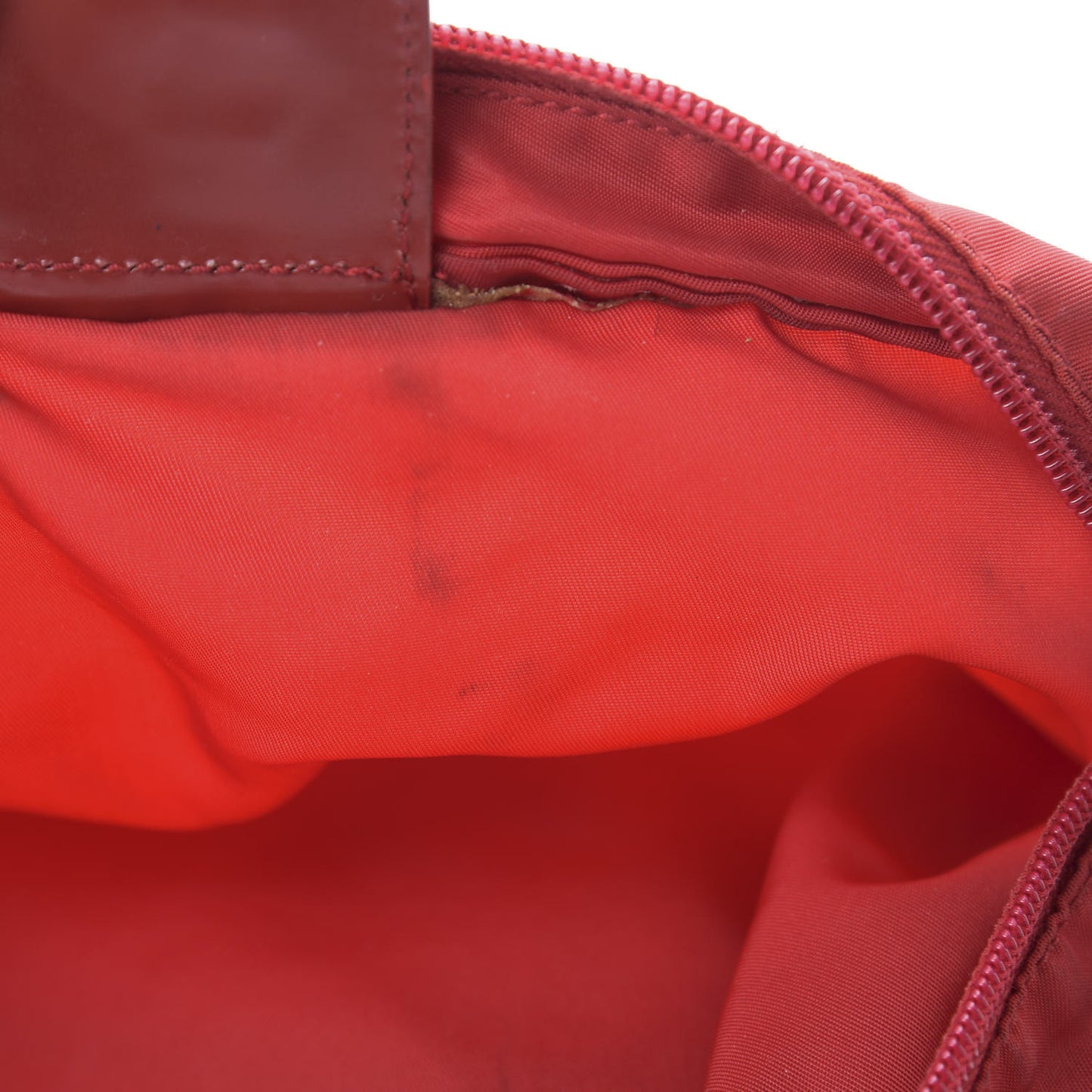 Nylon Vela Flat Messenger Bag Fuoco