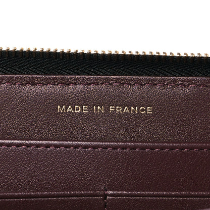 Chanel Caviar Quilted Large Gusset Zip Around Wallet Black 7 of 11