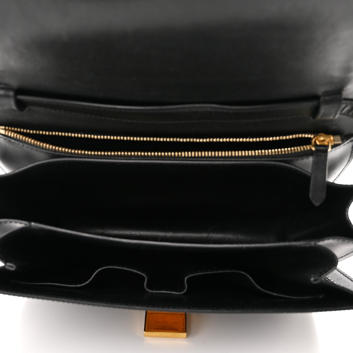 Box Calfskin Medium Classic Box Flap Bag Black