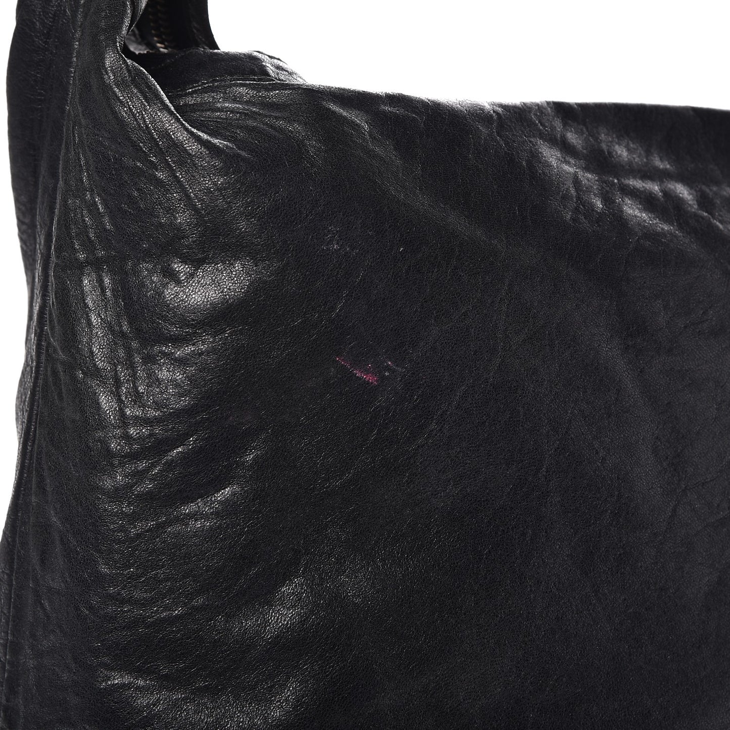 Agneau Classic Hardware Day Hobo Black
