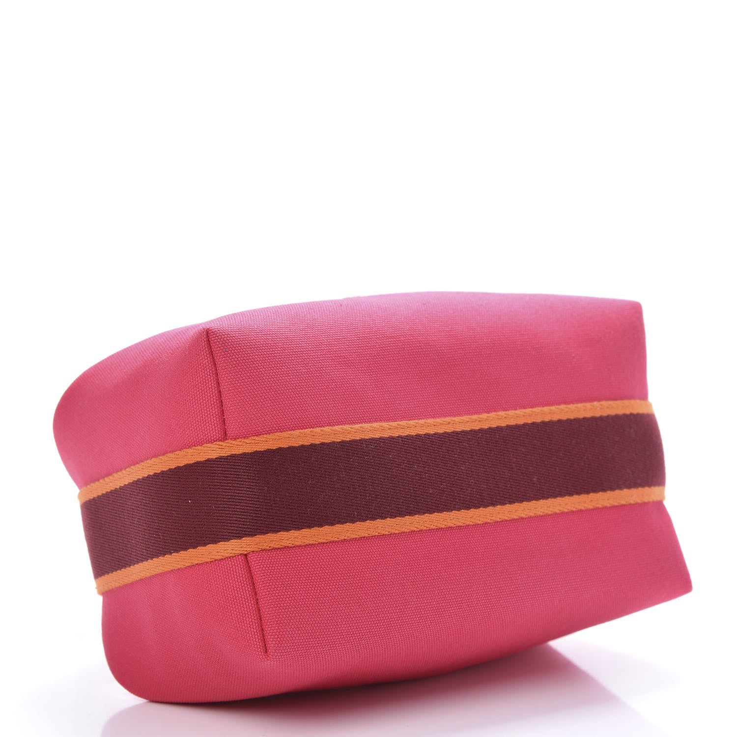 Hermes Canvas Small Bride-A-Brac Pouch Hibiscus 4 of 6