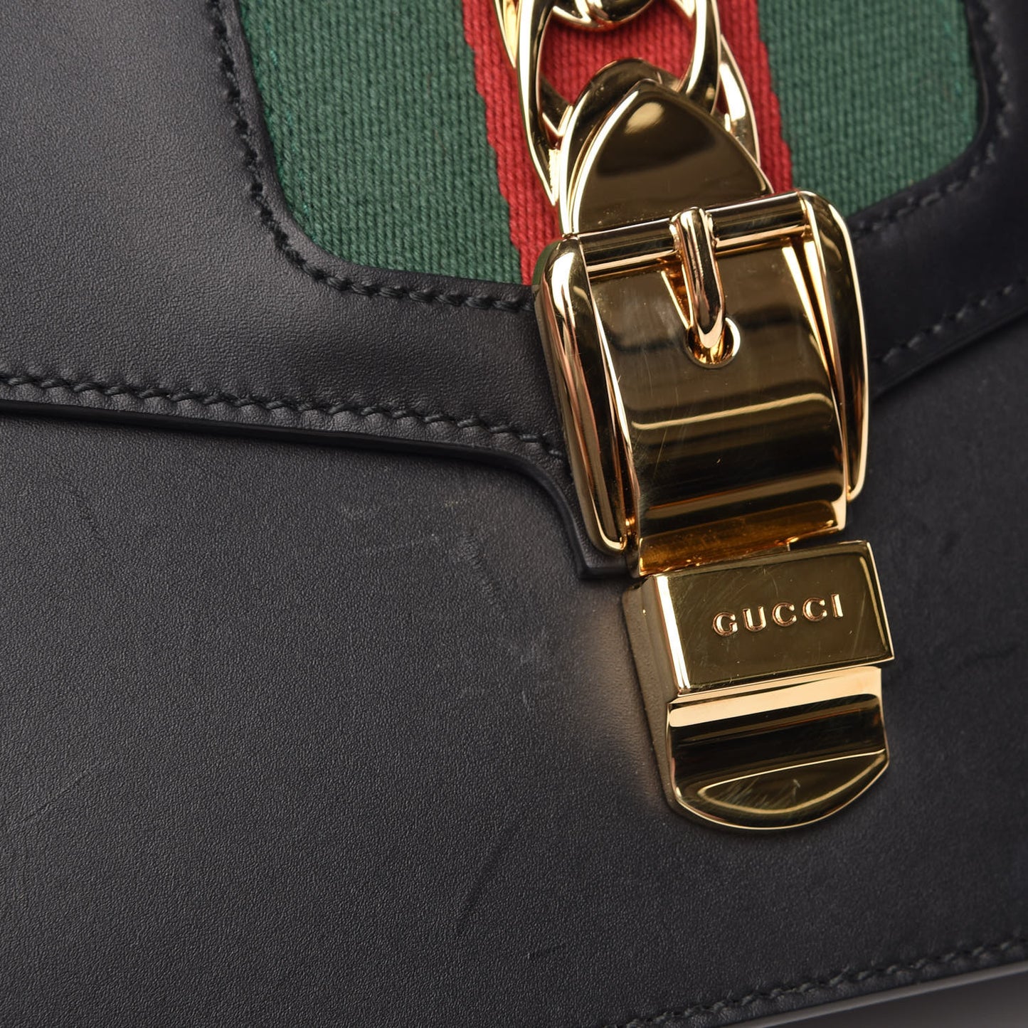 Calfskin Small Sylvie Shoulder Bag Black