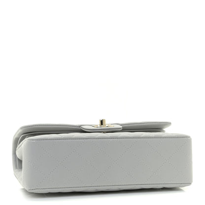 Chanel Caviar Quilted Small Double Flap Grey 4 of 11