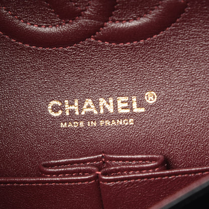 Chanel Lambskin Quilted Medium Double Flap Black 6 of 10