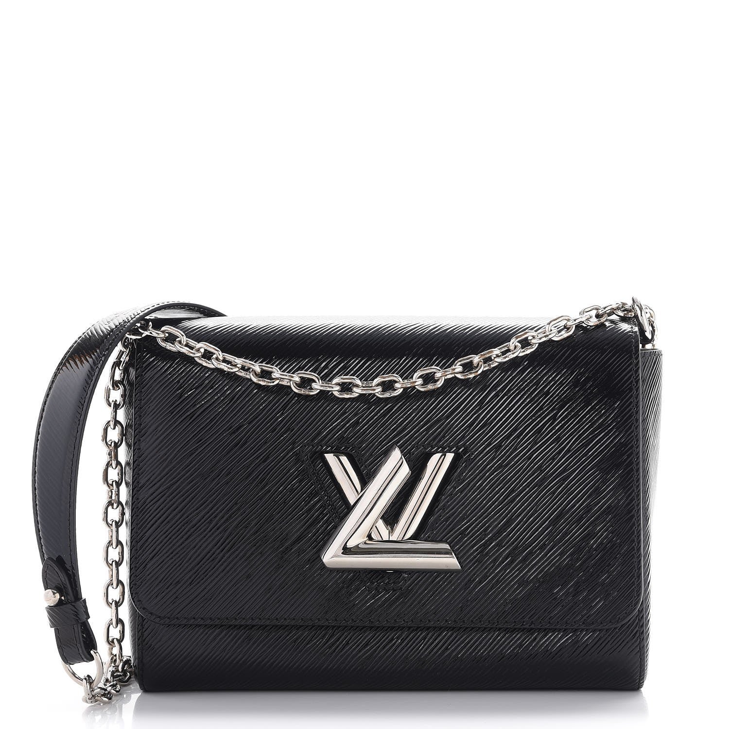 Louis Vuitton Electric Epi Twist Shoulder Bag MM Black 1 of 8