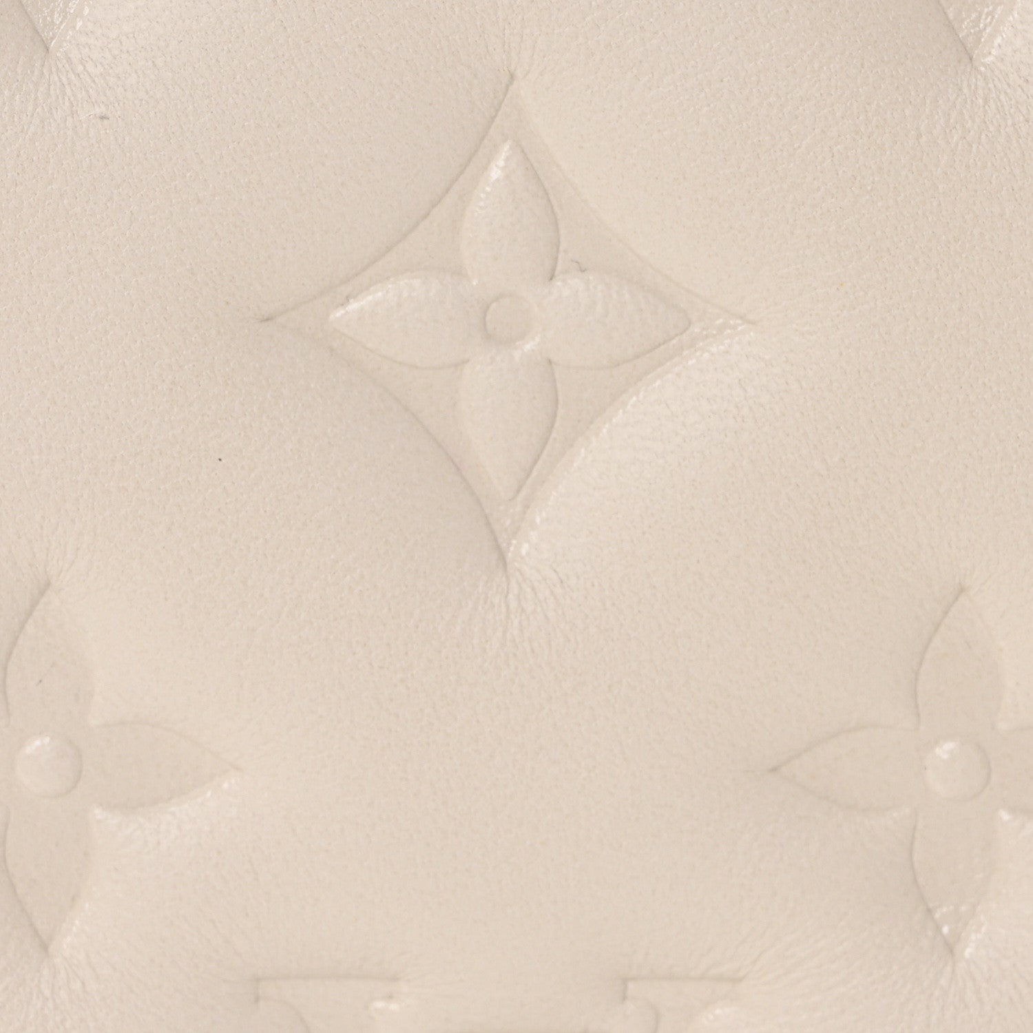 Louis Vuitton Lambskin Embossed Monogram Coussin PM Cream 7 of 10